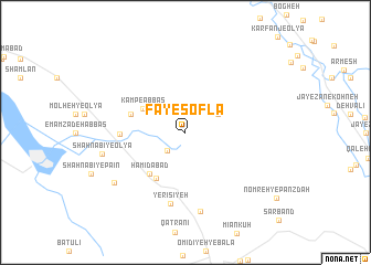 map of Fā-ye Soflá