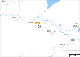 map of Fayette