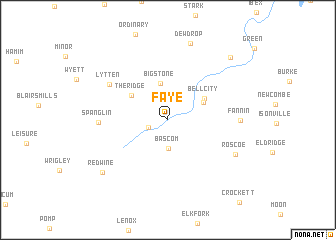 map of Faye