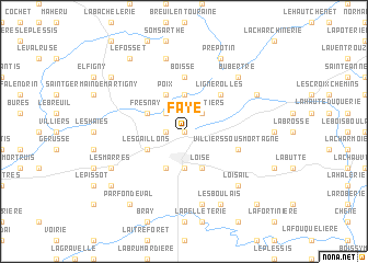 map of Faye
