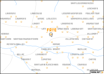 map of Faye