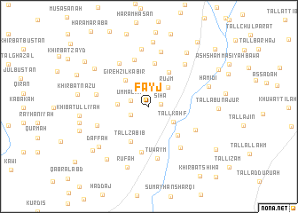 map of Fayj