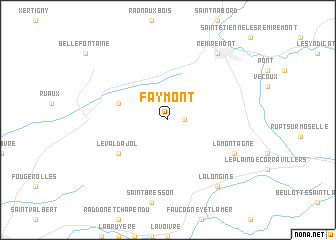 map of Faymont