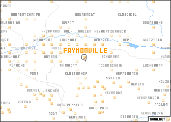 map of Faymonville