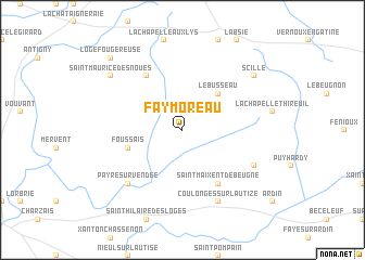 map of Faymoreau