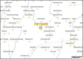 map of Fayouré