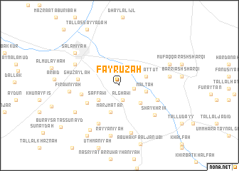 map of Fayrūzah