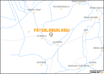 map of Fayşal ‘Abd al Hādī