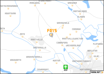 map of Fays