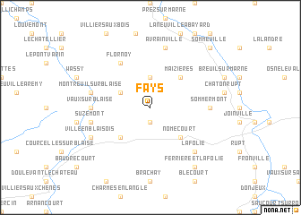 map of Fays