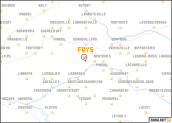 map of Fays