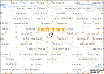 map of Fayt-le-Franc