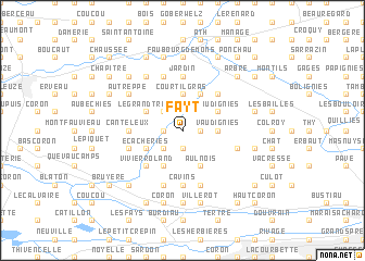 map of Fayt