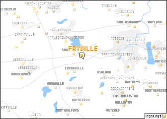 map of Fayville