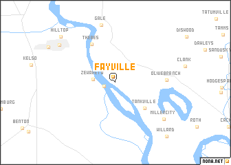 map of Fayville