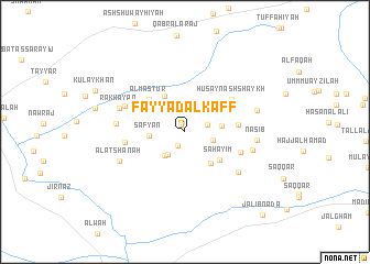 map of Fayyāḑ al Kaff