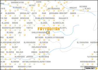 map of Fayyāḑīyah