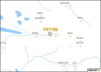 map of Fayyāḑ