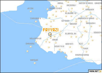 map of Fayyāẕī