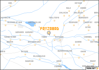 map of Fayzabad