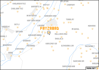 map of Fayzabad