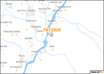 map of Fayzava