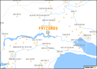 map of Fayzobod