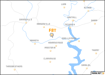 map of Fay
