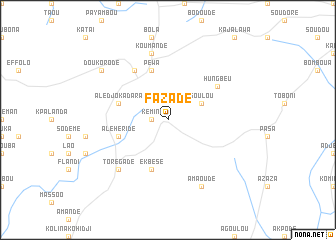 map of Fazadè