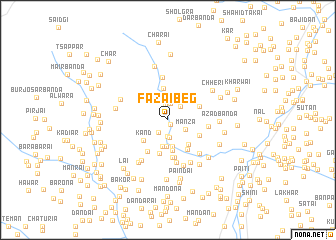 map of Fazaibeg