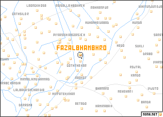 map of Fazal Bhambhro