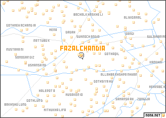 map of Fazal Chāndia