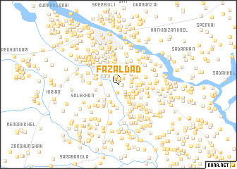 map of Fazal Dād