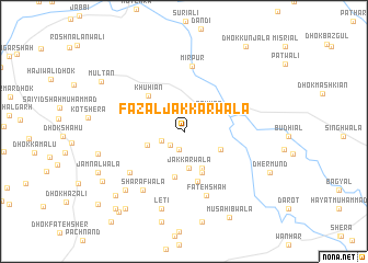 map of Fazal Jakkarwāla