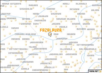 map of Fazalpura