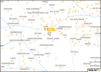 map of Fāzal