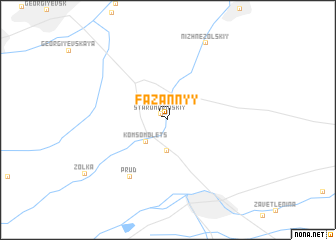map of Fazannyy