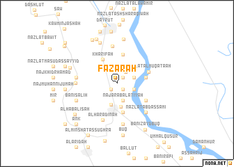 map of Fazārah