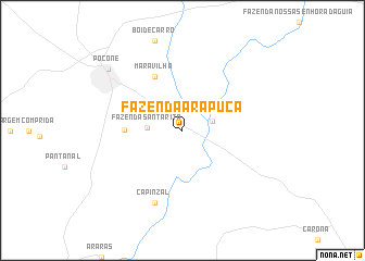 map of Fazenda Arapuca
