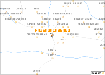 map of Fazenda Cabengo