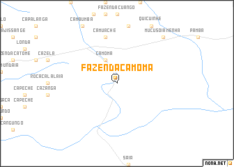 map of Fazenda Camoma