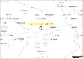 map of Fazenda Catome