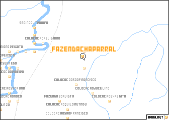 map of Fazenda Chaparral