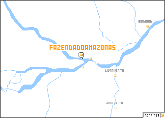 map of Fazenda do Amazonas