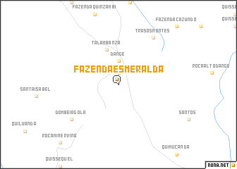 map of Fazenda Esmeralda