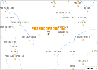 map of Fazenda Fernanda