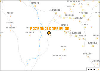 map of Fazenda Lage e Irmão