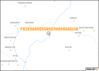 map of Fazenda Nossa Senhora da Guia