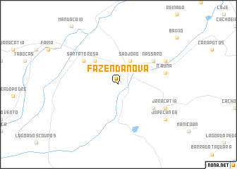 map of Fazenda Nova