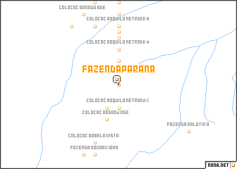 map of Fazenda Paraná